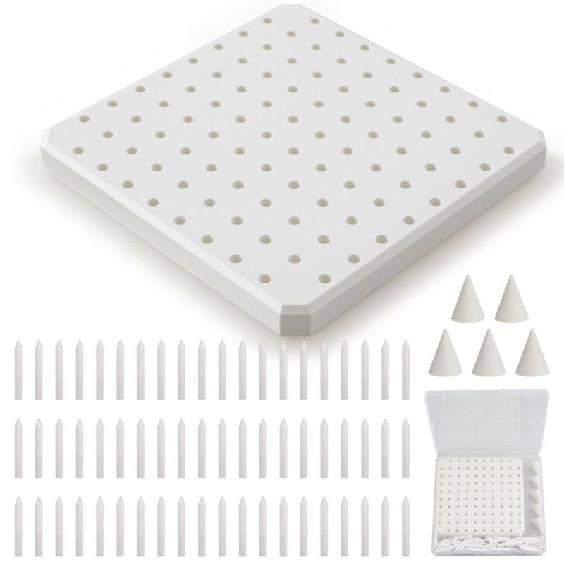 Placa refractaria Halandar 13 cm x 13 cm + 60 soportes + 5 clavos