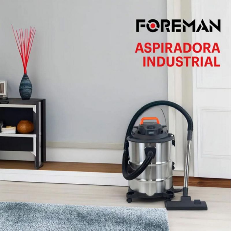 Aspiradora Industrial 35 Lt Sólido Líquido Soplado 2200w