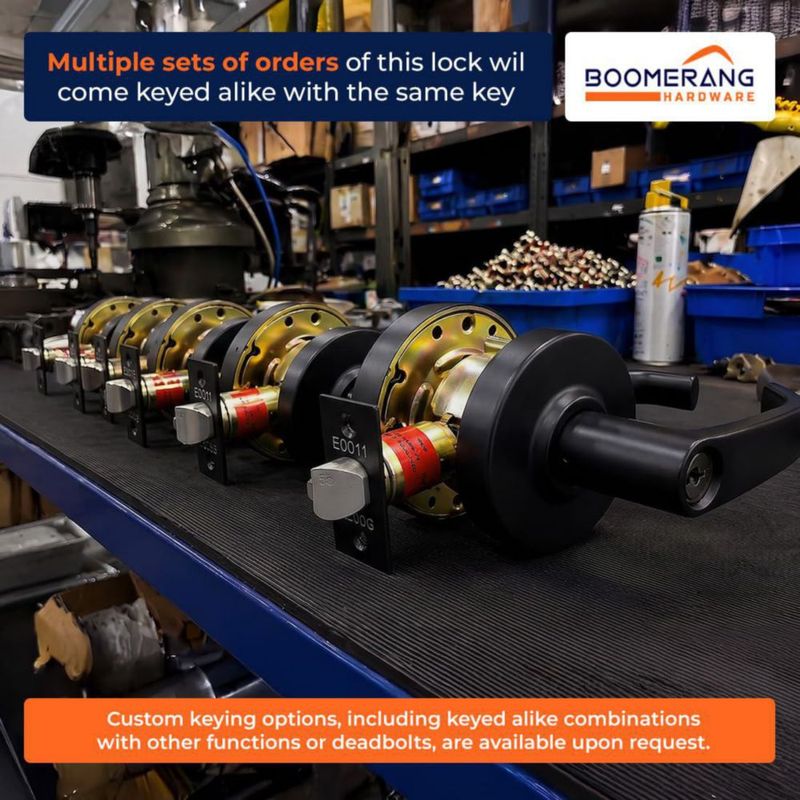 Cerradura de Palanca Comercial de Alta Resistencia Boomerang Hardware (Llave Idéntica)