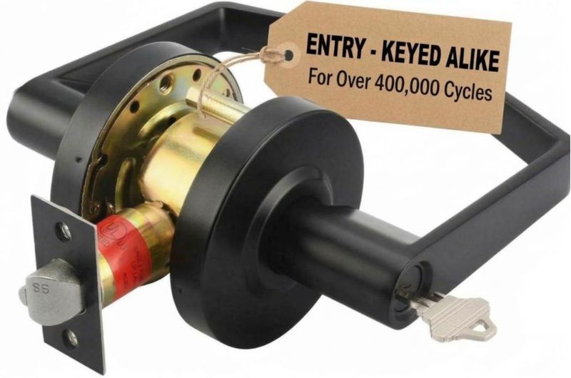 Cerradura de Palanca Comercial de Alta Resistencia Boomerang Hardware (Llave Idéntica)