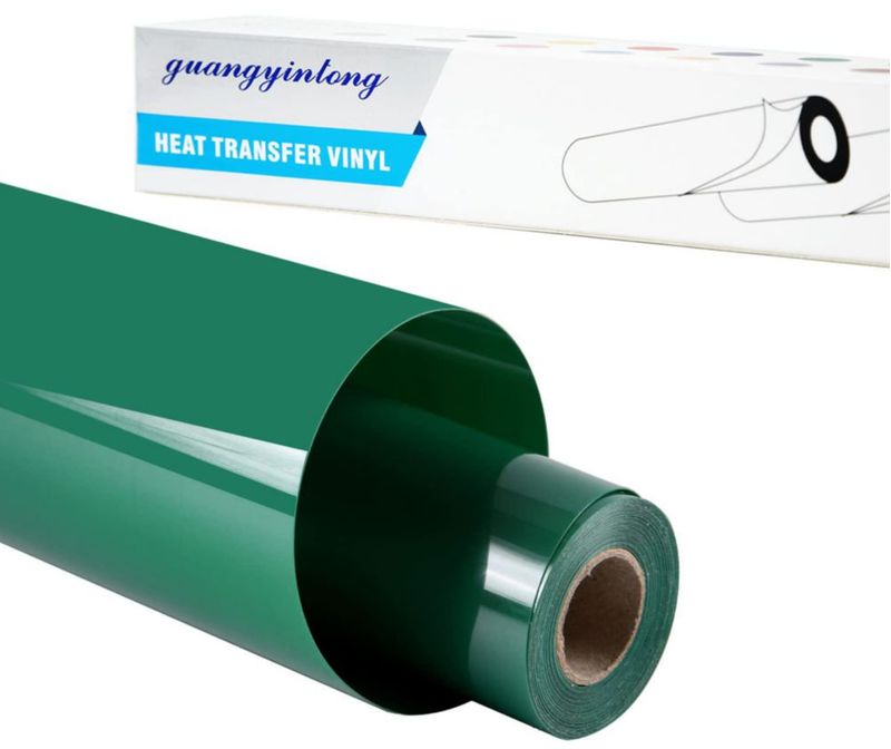 Vinilo HTV guangyintong 30 cm x 24 m Rollo Verde