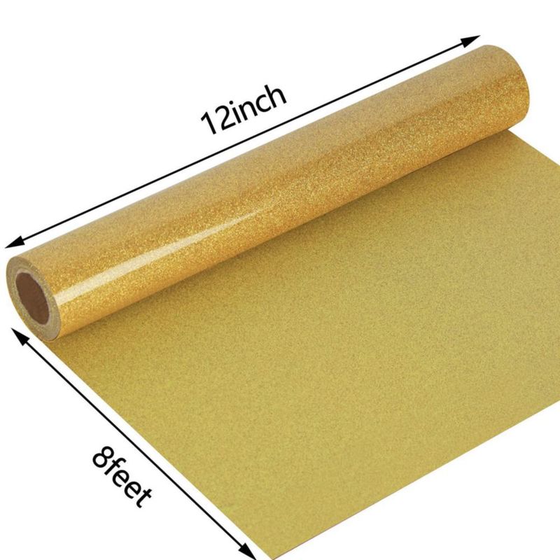 Vinilo termotransferible guangyintong 30 cm x 24 m dorado