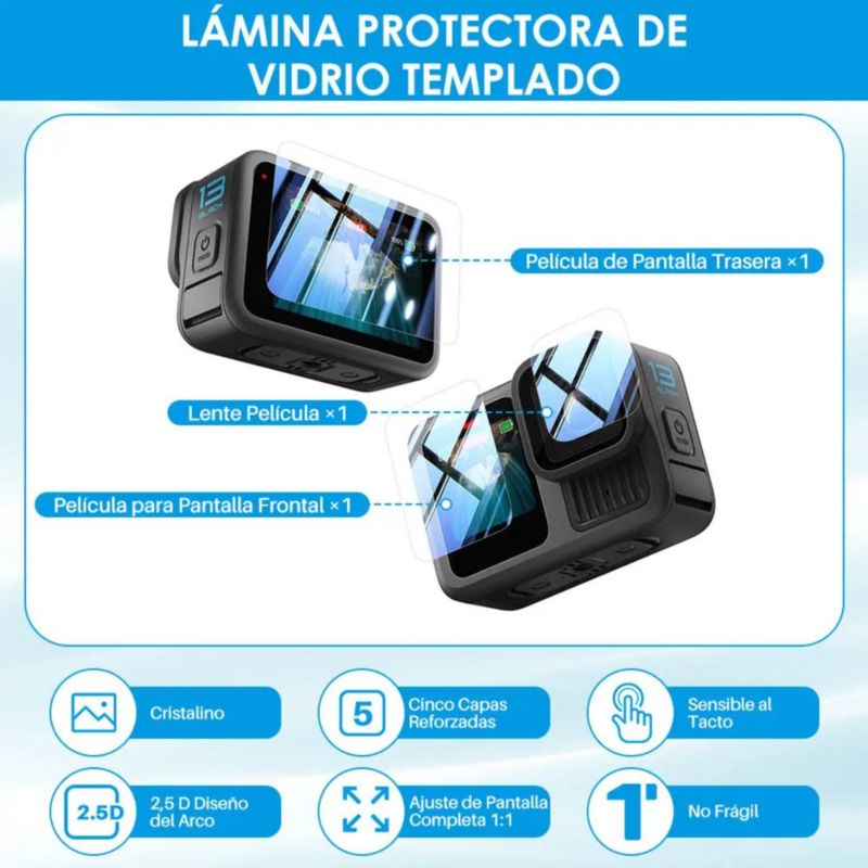 Kit De Accesorios 29 en 1 Axnen Para Gopro Hero 12 11 10 9