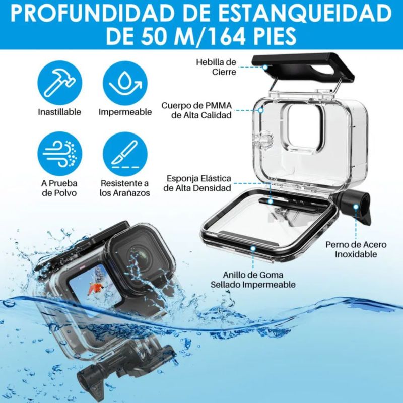 Kit De Accesorios 29 en 1 Axnen Para Gopro Hero 12 11 10 9