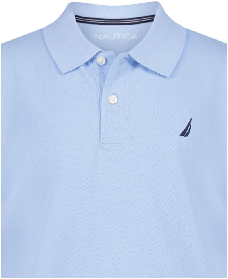 Camisa polo Nautica para niños (tallas 10‑12) color Blue Bell