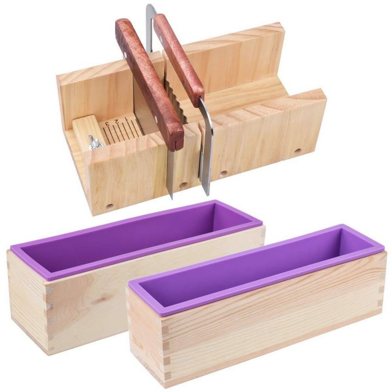 Kit de Corte para Jabón EVINIS – Juego de Cortadores de Silicona y Madera