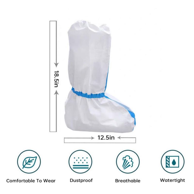 Cubrezapatos ZFYOUNG 47 cm Descartables Impermeables - Pack de 5 pares
