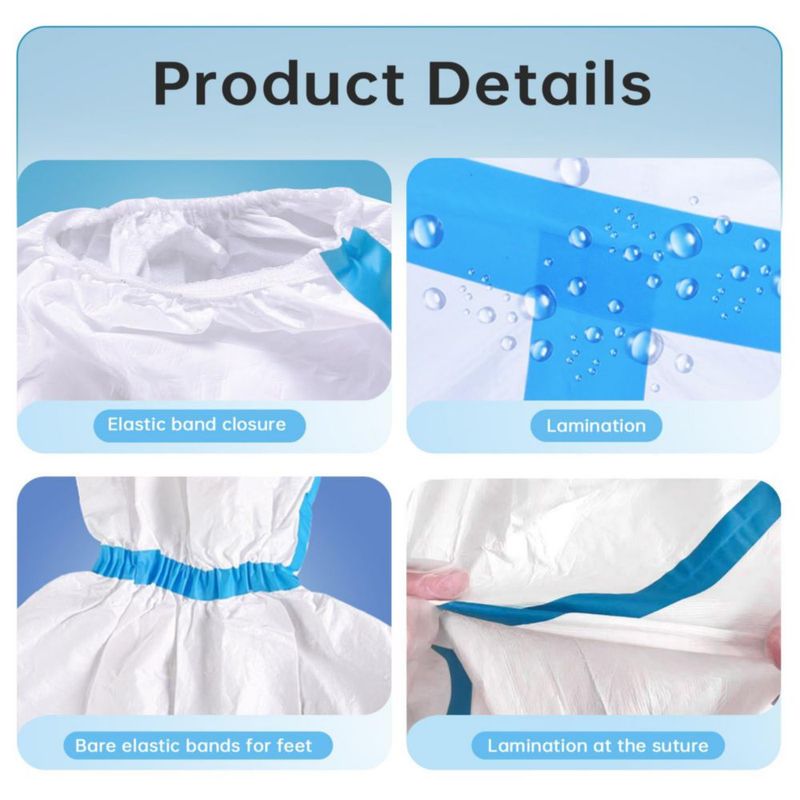 Cubrezapatos ZFYOUNG 47 cm Descartables Impermeables - Pack de 5 pares