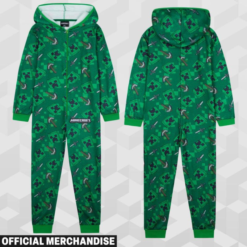 Pijamas Get Trend con capucha de Minecraft para niños