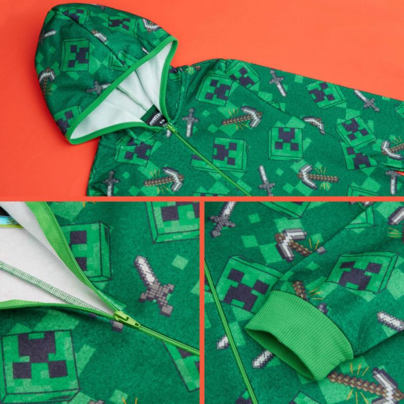 Pijamas Get Trend con capucha de Minecraft para niños