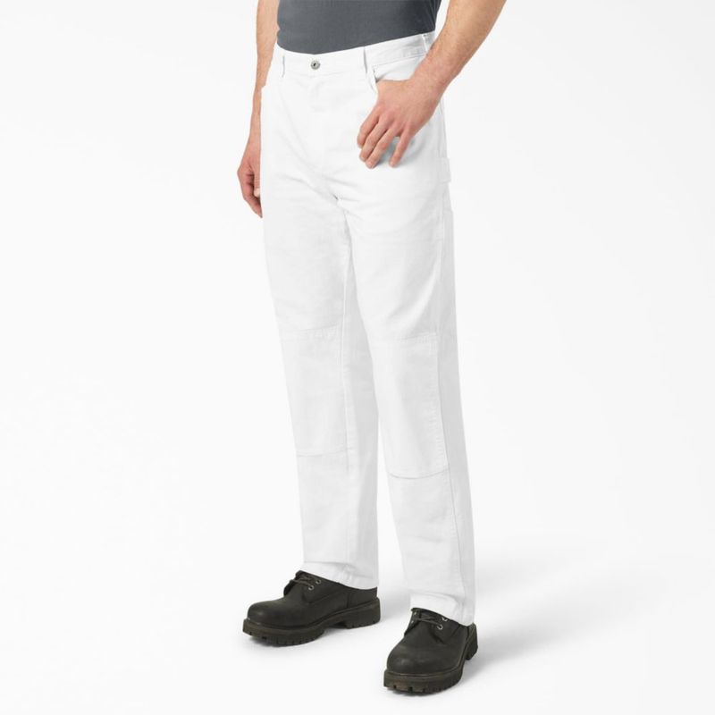 PANTALONES Dickies Doble Rodilla Blanco