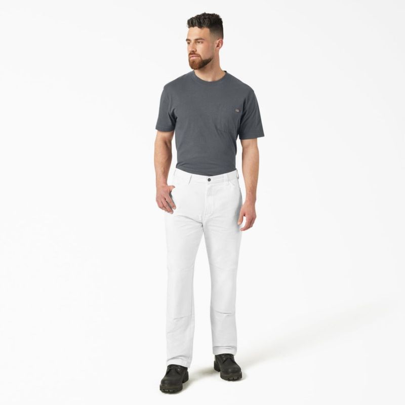 PANTALONES Dickies Doble Rodilla Blanco