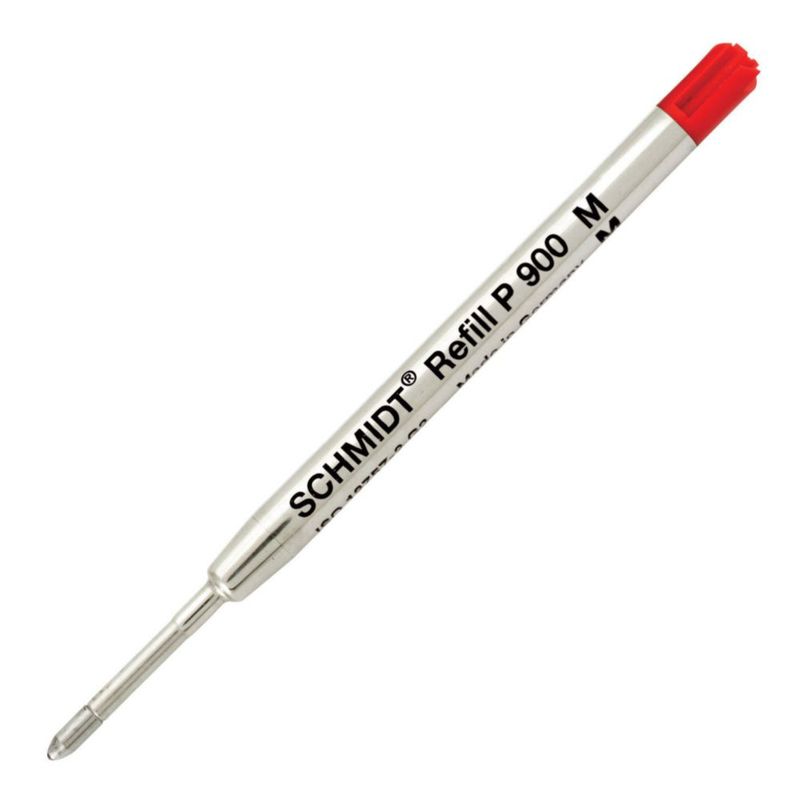 Recambio de bolígrafo SCHMIDT P900 punta media rojo 2 unidades