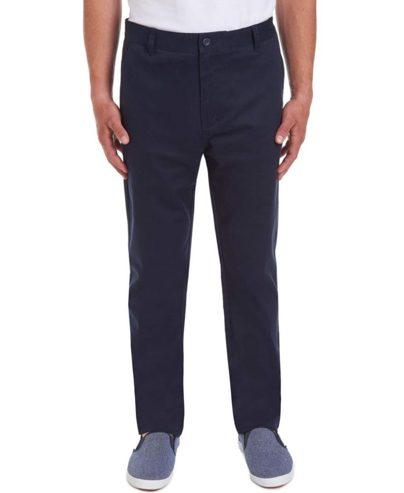 PANTALONES Nautica 40W x 76 cm Azul Marino Sarga Elástica
