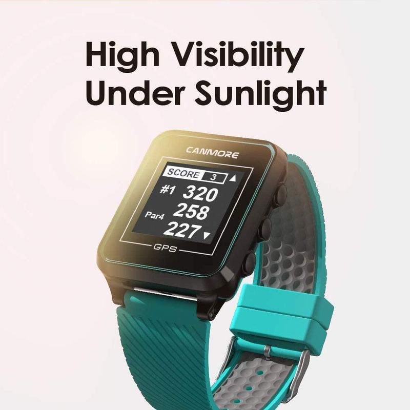 Reloj GPS de Golf CANMORE TW353 Turquesa/Gris