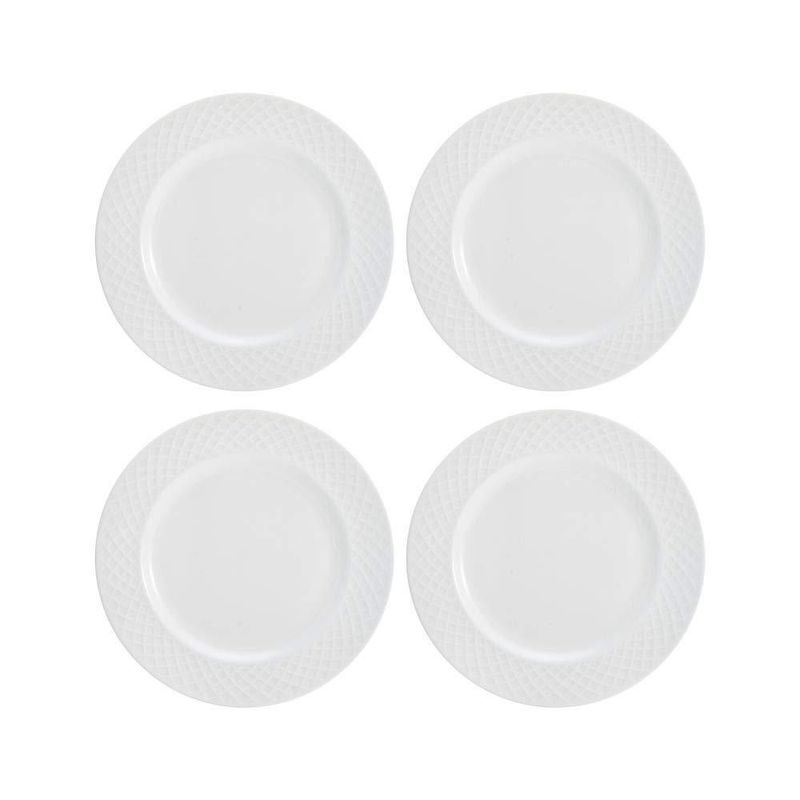 Juego de Vajilla Mikasa 16 Piezas de Porcelana de Hueso Blanca