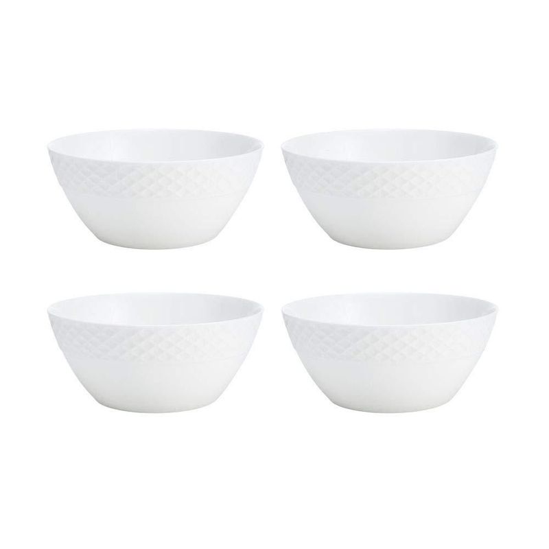 Juego de Vajilla Mikasa 16 Piezas de Porcelana de Hueso Blanca