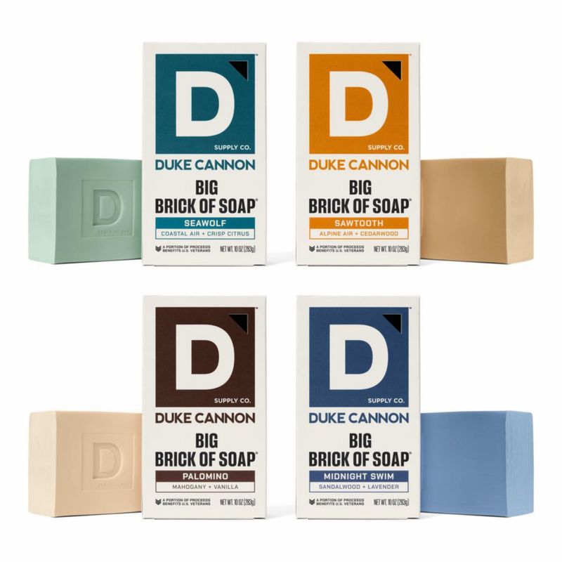 Jabón Duke Cannon Supply Co. 283 g Pack de 4 Fragancias