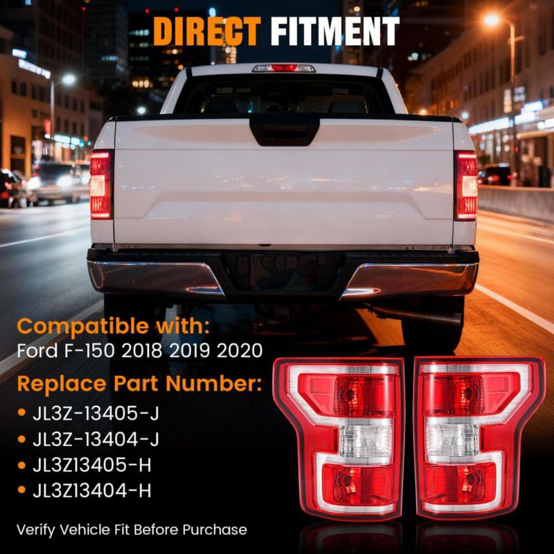 Par de luces traseras BeamTrack para Ford F-150 2018-2020