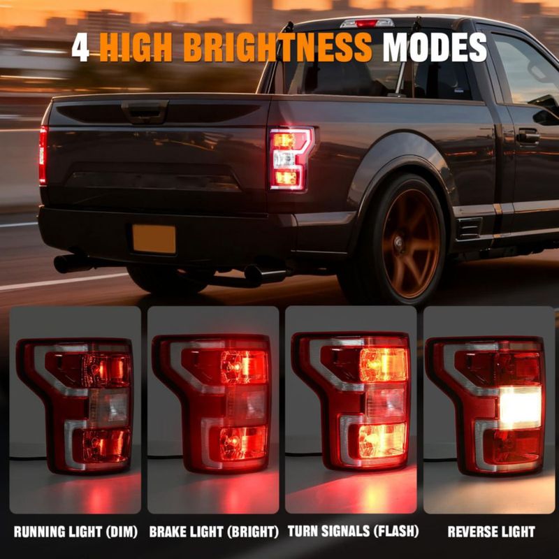 Par de luces traseras BeamTrack para Ford F-150 2018-2020