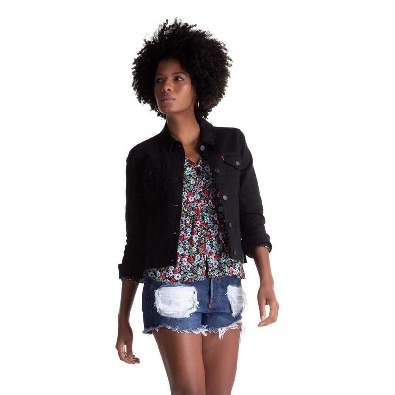 Chaqueta Levi's Original Trucker Negra Talla Grande
