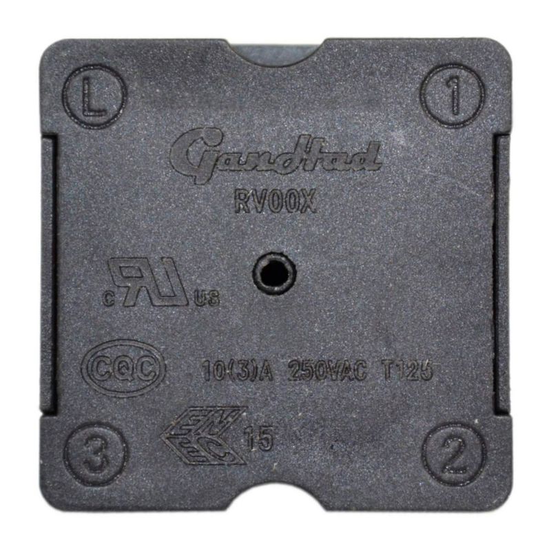 Interruptor giratorio HQRP de 4 posiciones y 3 velocidades 120V‑250V 10A