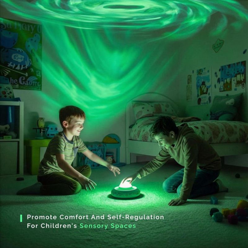 Lámpara Emberela Proyector de Luz Sensorial 2 en 1