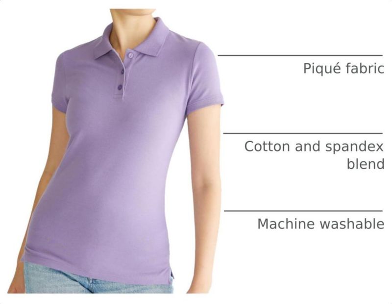 Polo AEROPOSTALE Mujer de Manga Corta y Corte Entallado