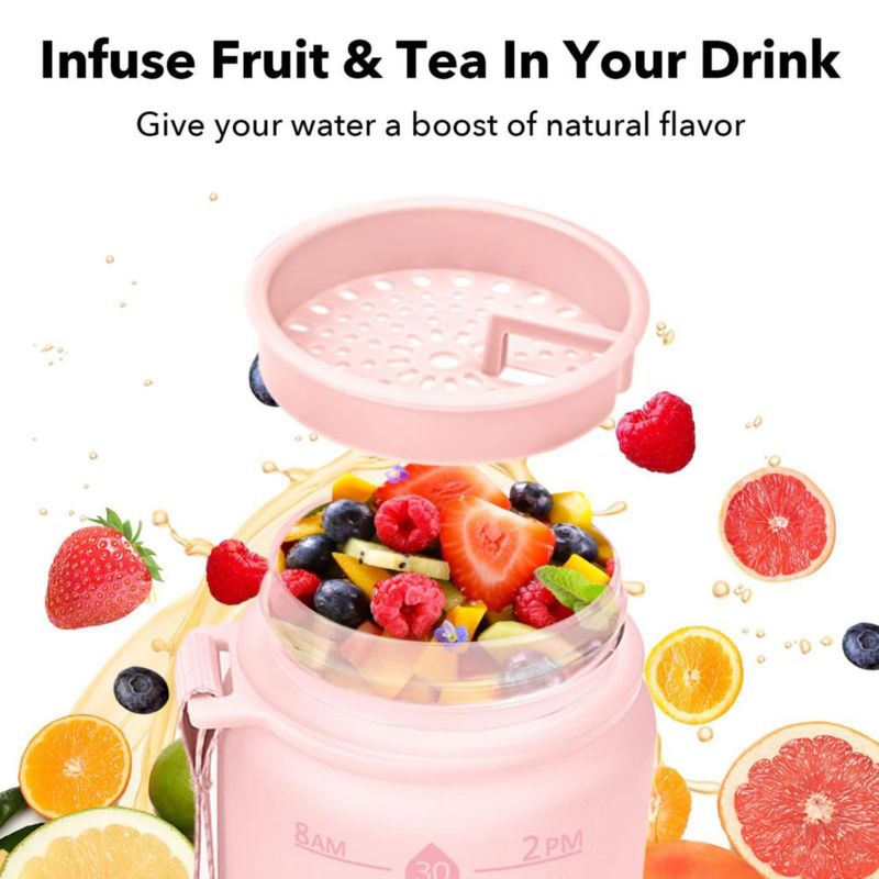Botella Alwager 950 ml con colador de frutas a prueba de fugas