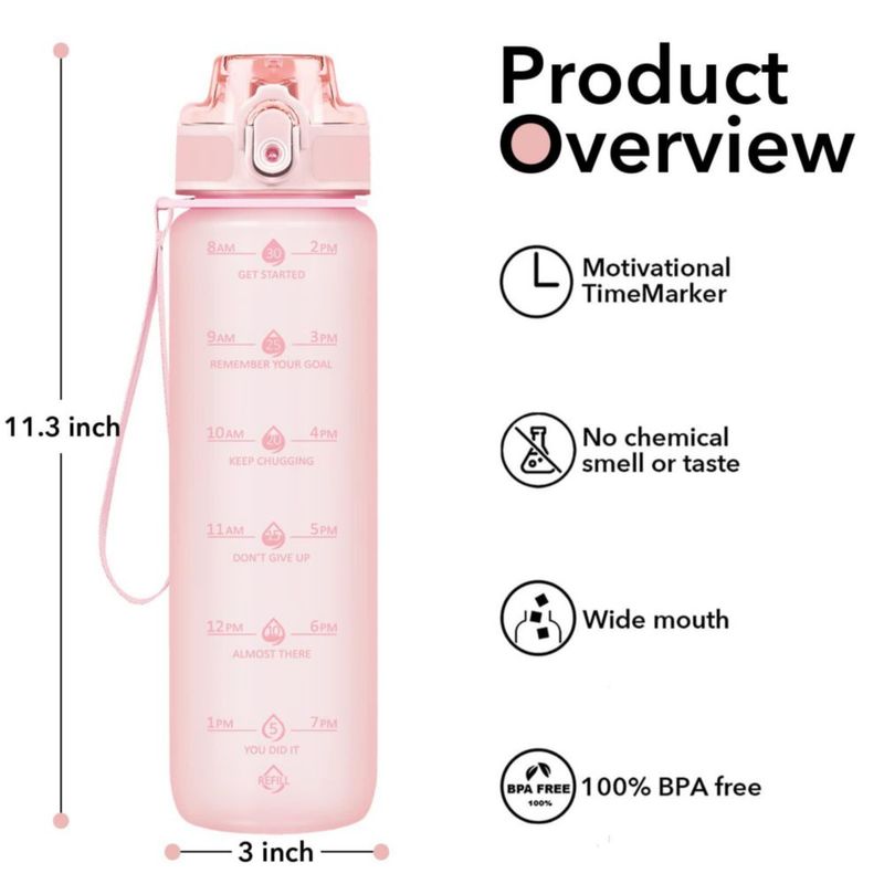 Botella Alwager 950 ml con colador de frutas a prueba de fugas