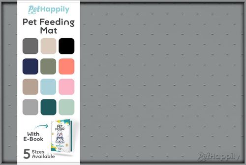 Alfombrilla para mascotas PETHAPPILY 71 cm x 46 cm silicona impermeable