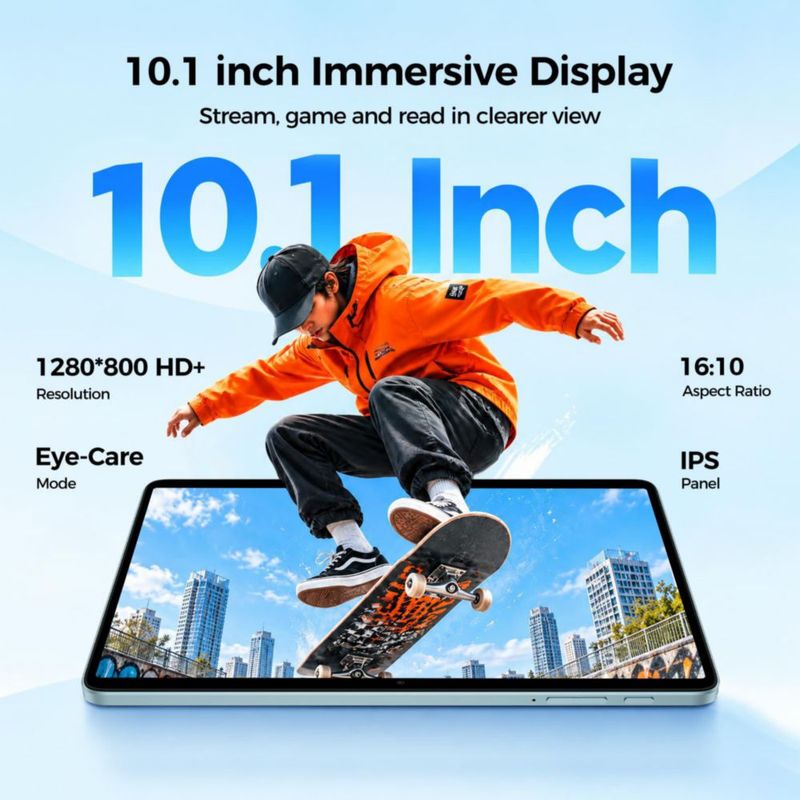 Tablet TECLAST de 10 pulgadas Android 16 16 GB+32 GB Wi‑Fi 5 GHz
