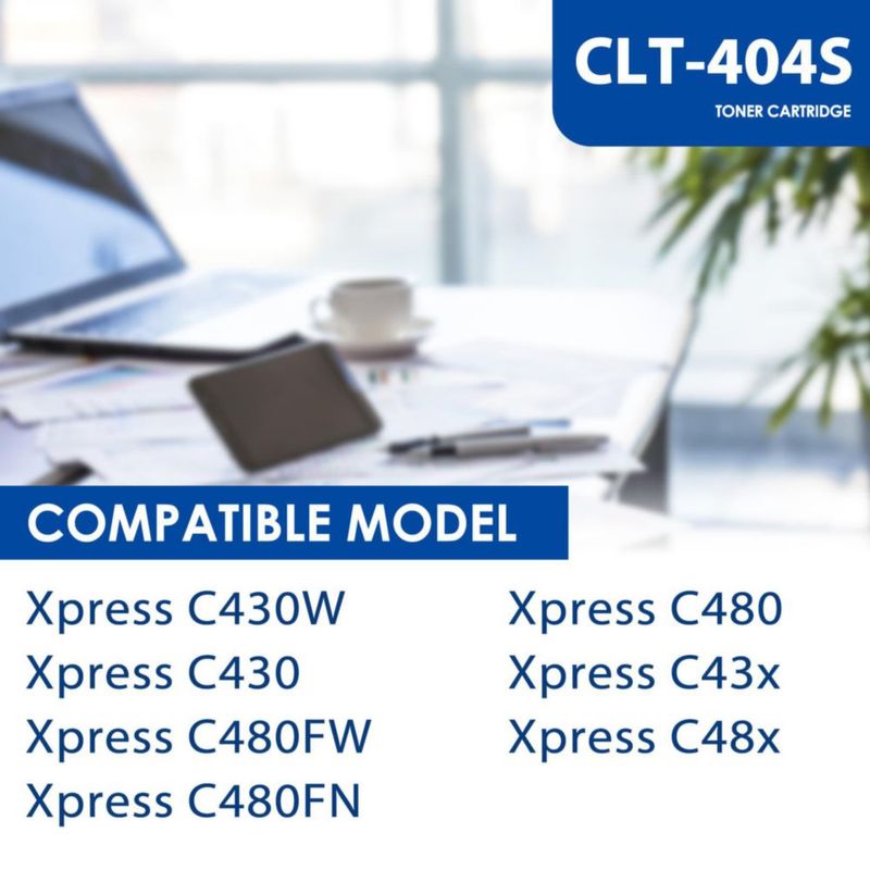 Cartucho de tóner MOLIMER CLT-404S (paquete de 4)