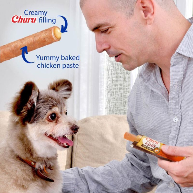 Premio para perros INABA Churu Rolls Apoyo Articular 36 g x 18