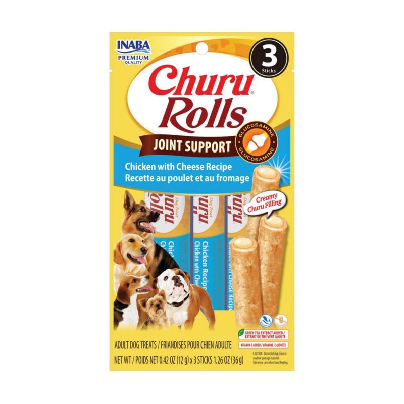 Premio para perros INABA Churu Rolls Apoyo Articular 36 g x 18