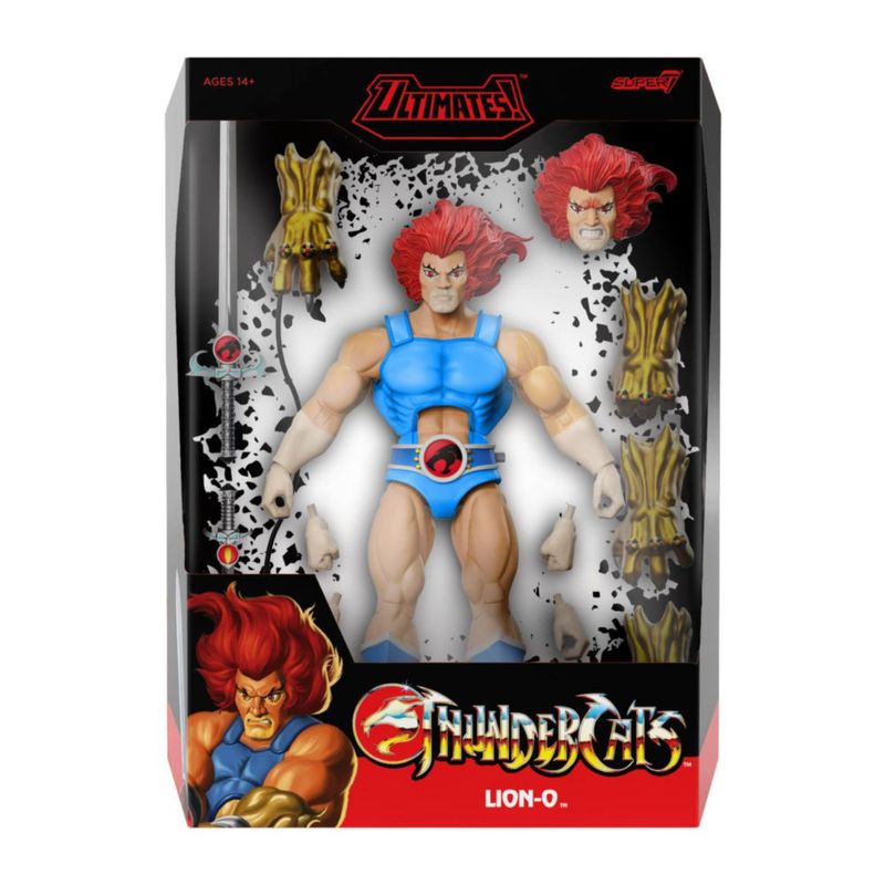 Figura de acción Super7 ULTIMATES! Lion-O (18 cm) con accesorios