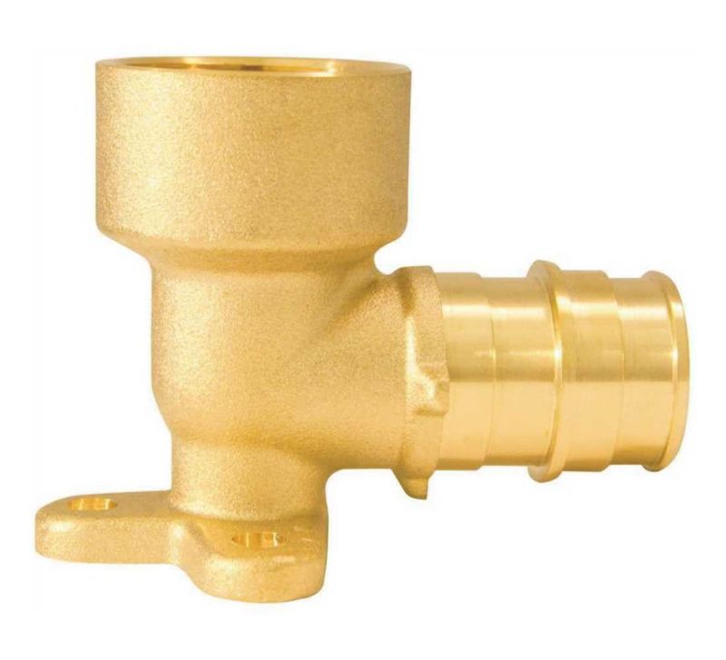 Codo con forma de oreja en forma de gota Conbraco EPXDEE34 para tubo Pex latón sin plomo