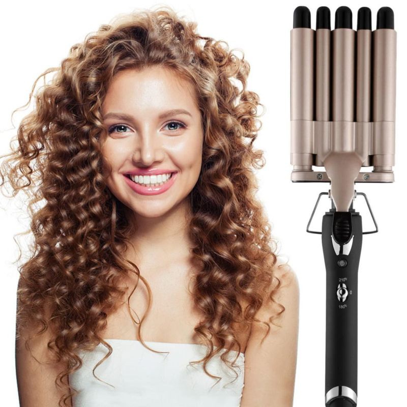 Plancha de Pelo SISROL 15 mm 5 Barras 110 V‑240 V