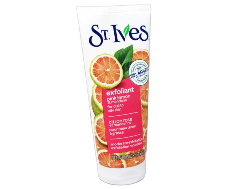 Exfoliante Facial St. Ives Limón Rosado y Mandarina 170 g
