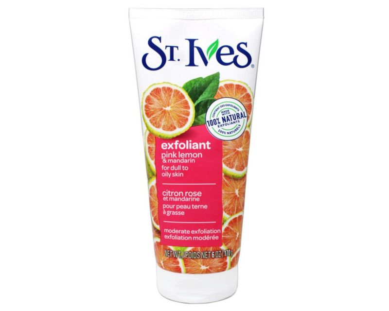 Exfoliante Facial St. Ives Limón Rosado y Mandarina 170 g