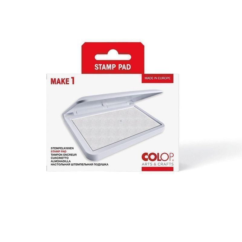 Almohadilla de Tinta COLOP Make 1 9 cm x 5 cm Blanco Helado