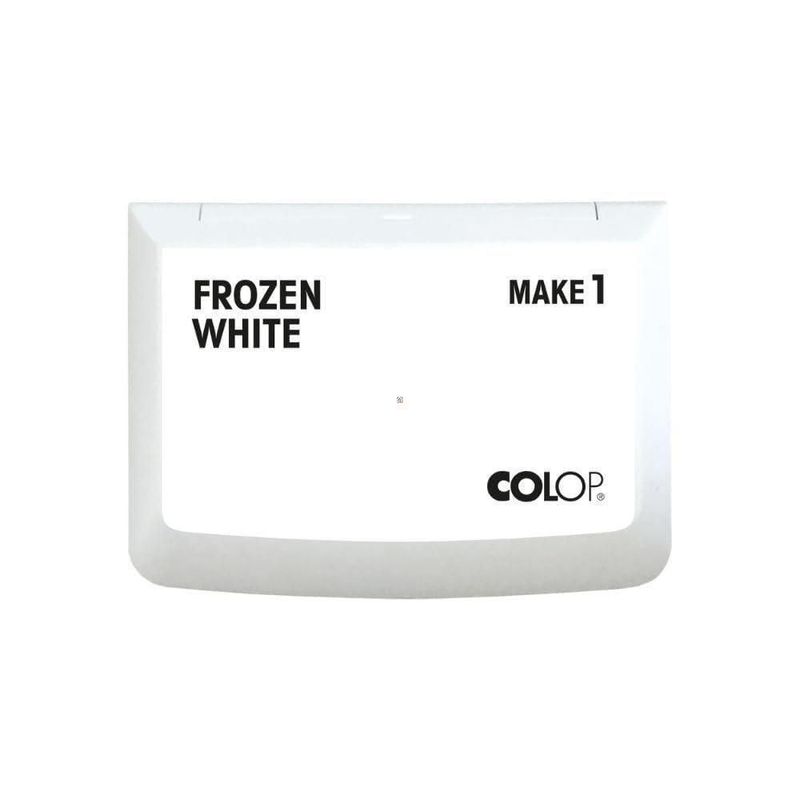 Almohadilla de Tinta COLOP Make 1 9 cm x 5 cm Blanco Helado