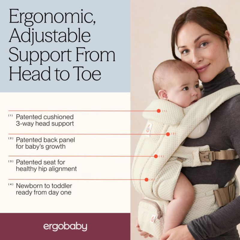 Portabebés Ergobaby Omni Deluxe 0‑48 meses