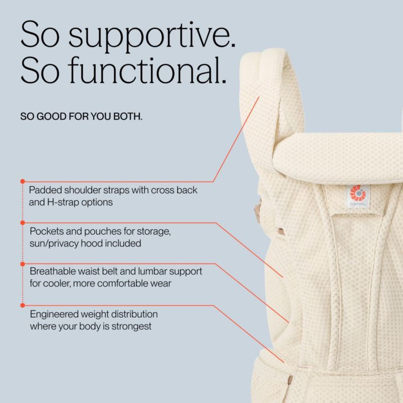 Portabebés Ergobaby Omni Deluxe 0‑48 meses