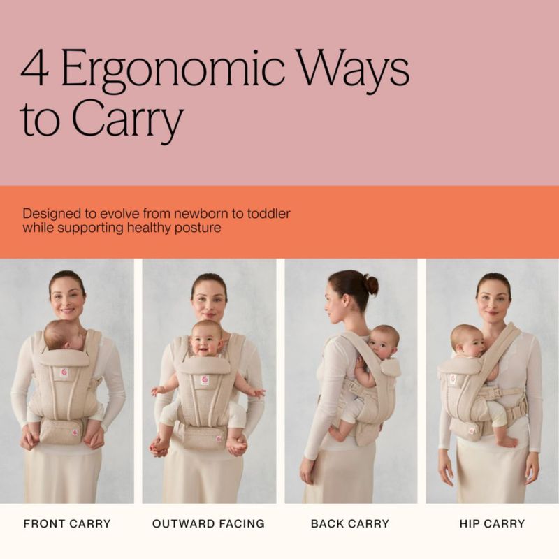 Portabebés Ergobaby Omni Deluxe 0‑48 meses