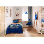 Juego de ropa de cama Sunny Side Up tamaño completo 7 piezas Blippi azul