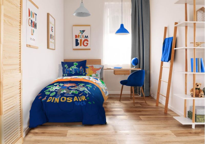Juego de ropa de cama Sunny Side Up tamaño completo 7 piezas Blippi azul