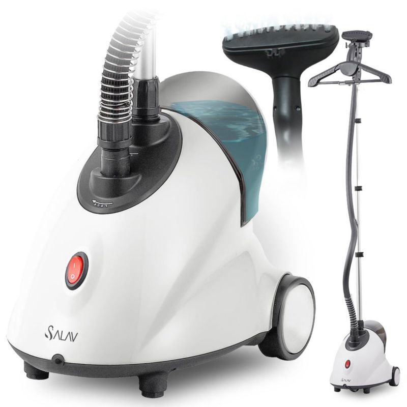 Vaporizador de ropa SALAV 18 L 1500 W con apagado automático y ruedas