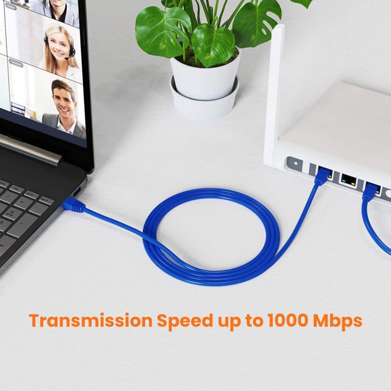 Cable Ethernet CableCreation 30 cm (5 unidades) CAT 5e