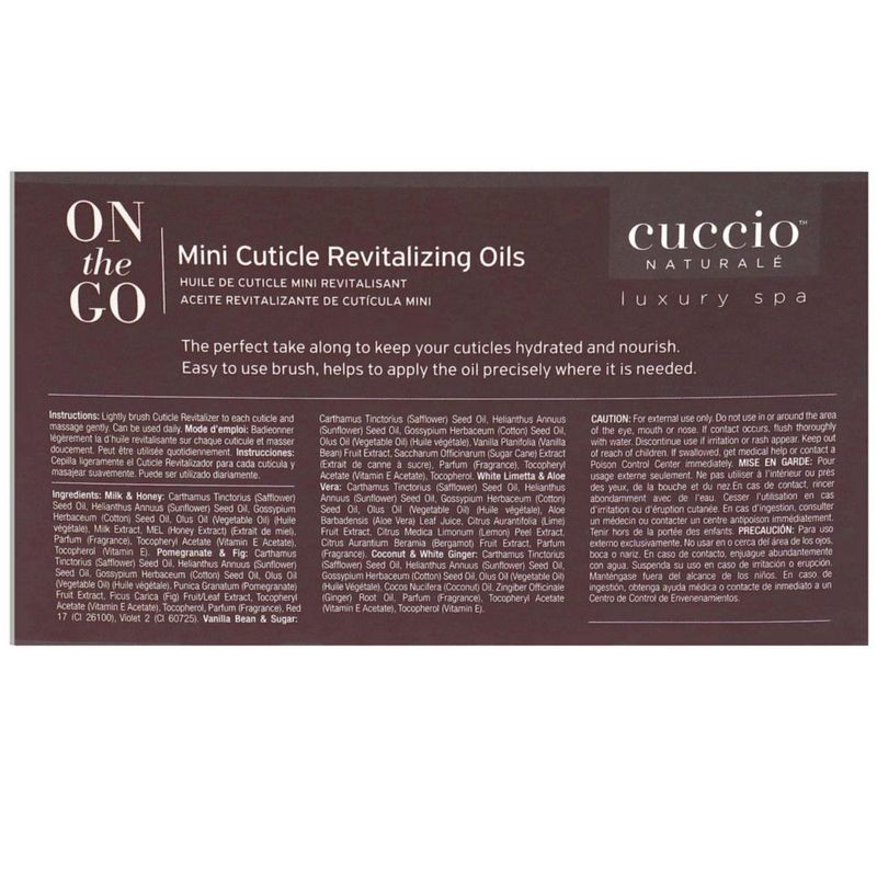 Set Hidratante de Cutículas Cuccio 4 Piezas – Edición Invierno